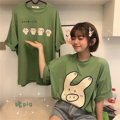 Ulzzang Cartoon T-shirt KF90648