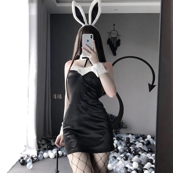 SEXY COSPLAY MAID OUTFIT (6-piece set) KF81959