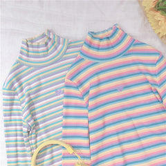 Rainbow Striped T-Shirt KF9499