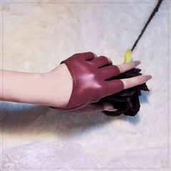 Punk dark gloves KF81426