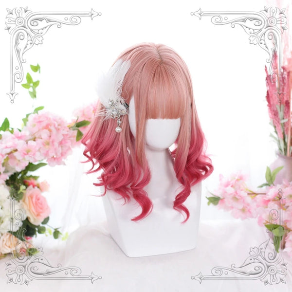 Harajuku pink wig KF81202