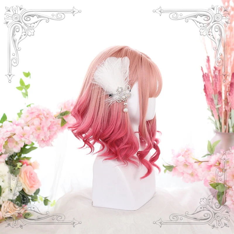 Harajuku pink wig KF81202