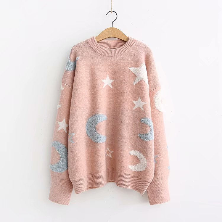 Star Moon Sweater KF9379
