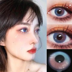PINK BLUE CONTACT LENS (TWO PIECES) KF23435