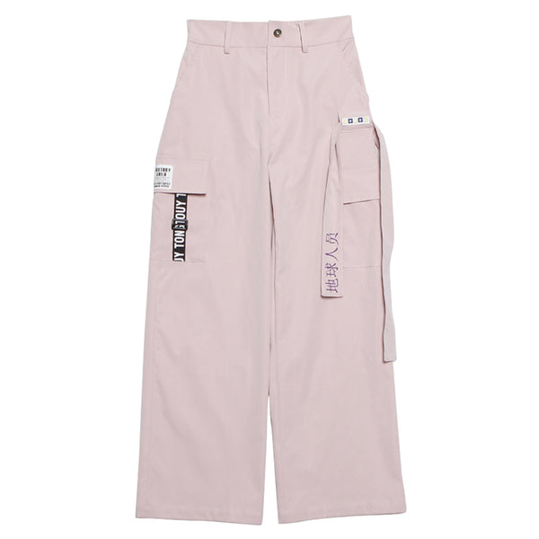 Pink Cargo Pants  KF9266