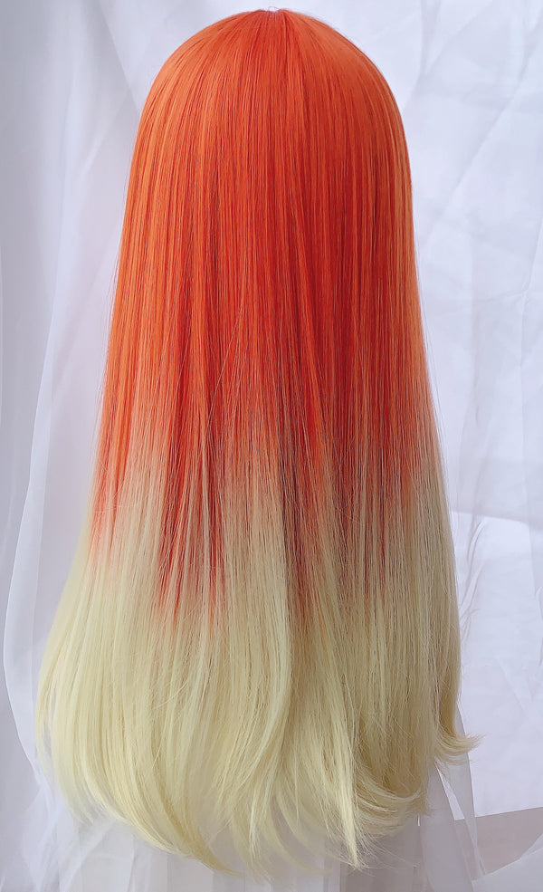 Orange gradient wig KF81391