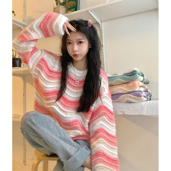 Cute Long Sleeve Sweater KF82955