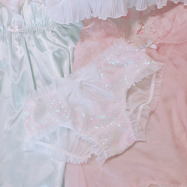 Sequin underwear/pajama skirt KF81322