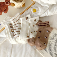 Cute 5 pairs of socks  KF2256