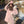 Pink plush hooded jacket  KF82425