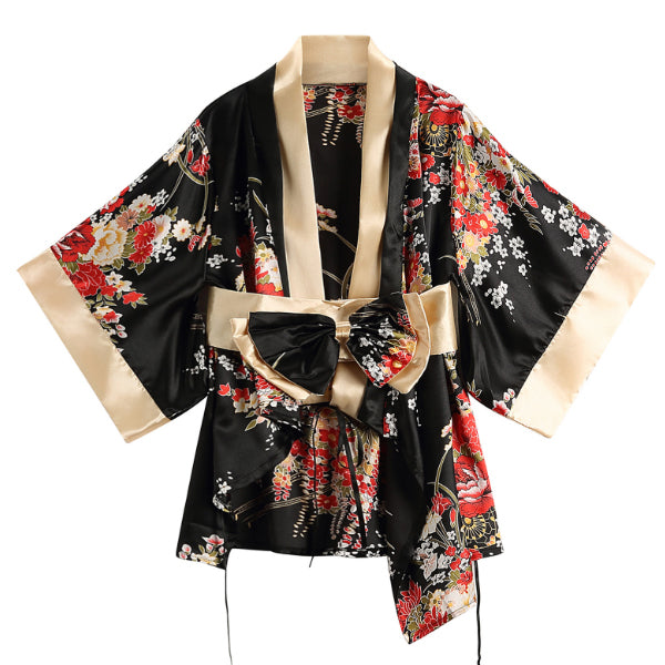 Japanese flower kimono KF81956