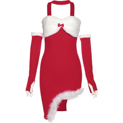 Christmas Plush Dress  KF83113