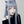 BLUE GRAY LONG STRAIGHT FLUFFY WIG  KF40472