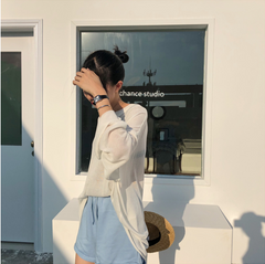 Chic sun protection clothing KF90478