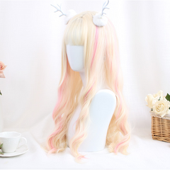 Golden big wave wig KF9233