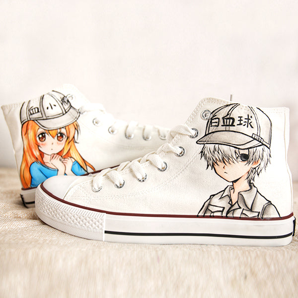 Cells at Work hand-painted shoes  KF7019