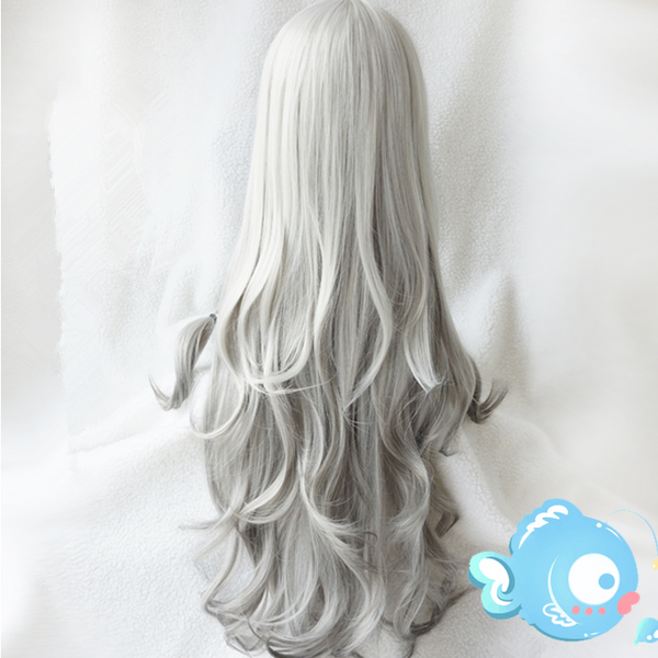 Cosplay long roll wig KF9445