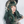 Dark green long roll wig KF9494