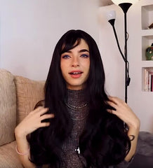 Harajuku long roll wig KF90119