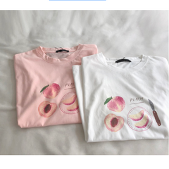 Peach T-shirt KF81223