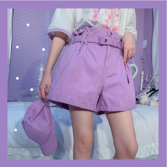 Harajuku purple shorts KF81299