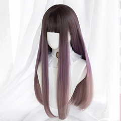 Purple gradient wig KF81446