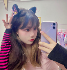 unzzy cat ear hairpin (pair) KF50085