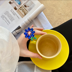 Flower Gem Ring KF81630
