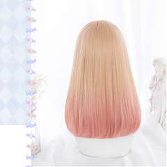 Mid-length gradient wig KF81896