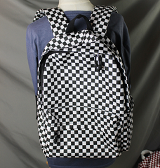 Ulzzang Check Backpack KF81506