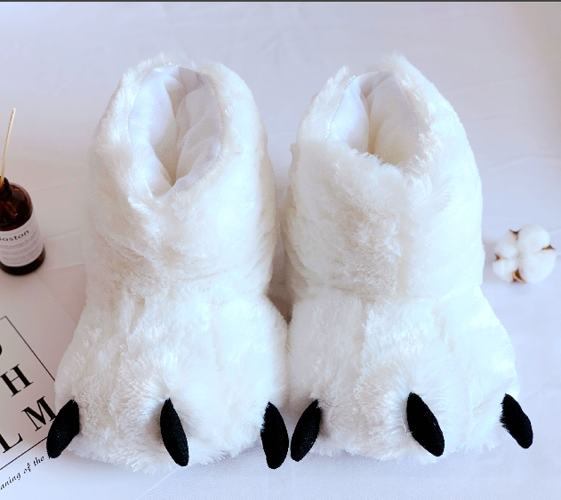 Bear paw cotton slippers  KF82356