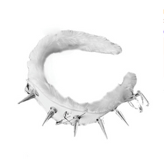 Punk metal chain headband  KF82366