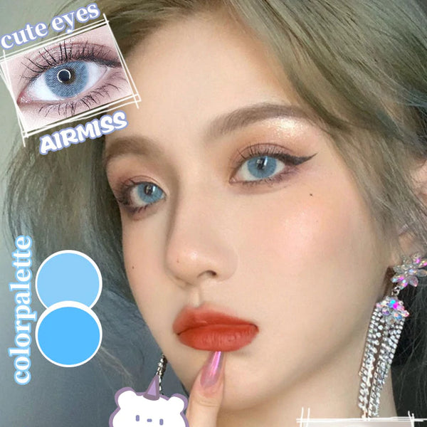 Blue contact lenses (two pieces) KF30388