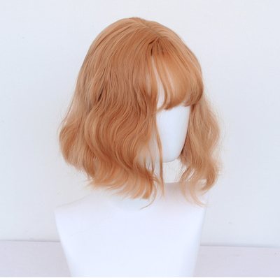 Golden short wig  KF82426