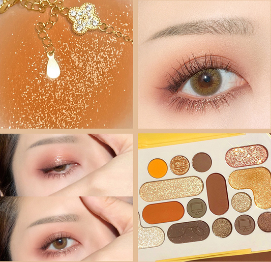 Seventeen color keyboard eye shadow MK0048