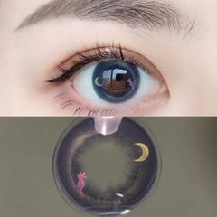 Purple contact lenses two pieces  KF83243
