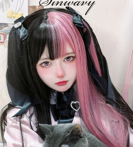Blackberry Pink Lolita Wig   KF83511