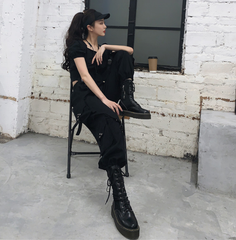 Dark overalls KF9265