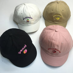 Fruit embroidery hat KF90551