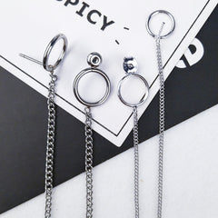 Double Chain Earrings KF30311