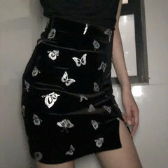 Dark Butterfly Skirt KF9538