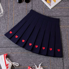 High waist pleated skirt  KF24065