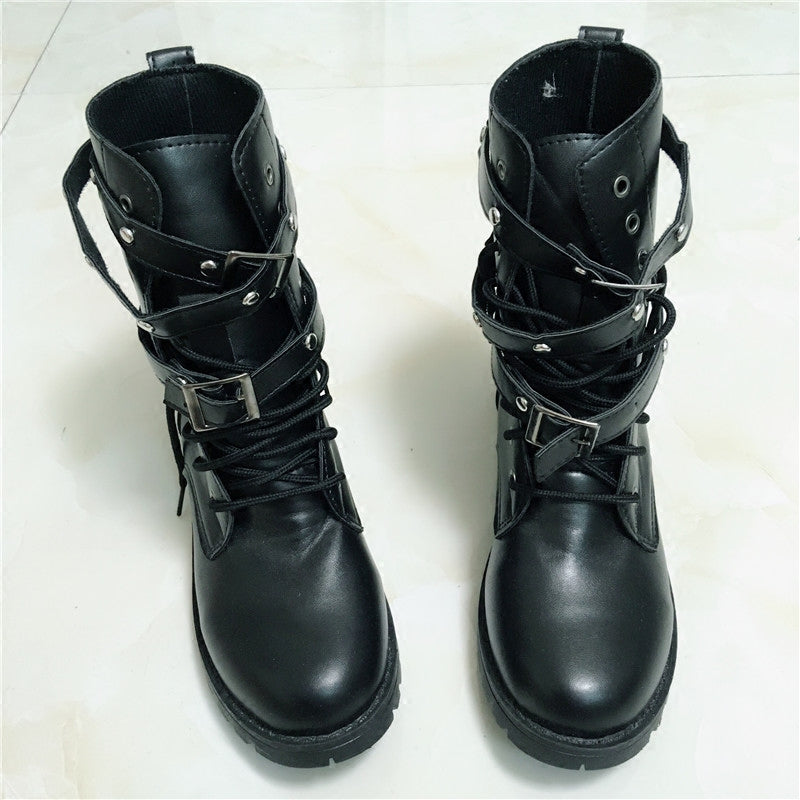 Black boots  KF25029