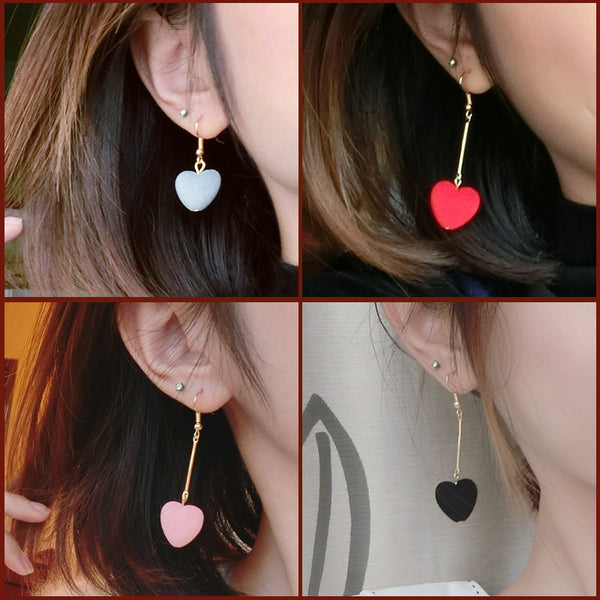 Love Velvet Ball Earrings KF30257