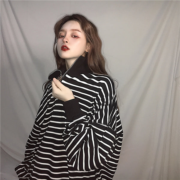 Harajuku striped sweater KF30402