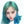 GREEN GRADIENT BLUE WIG KF40377