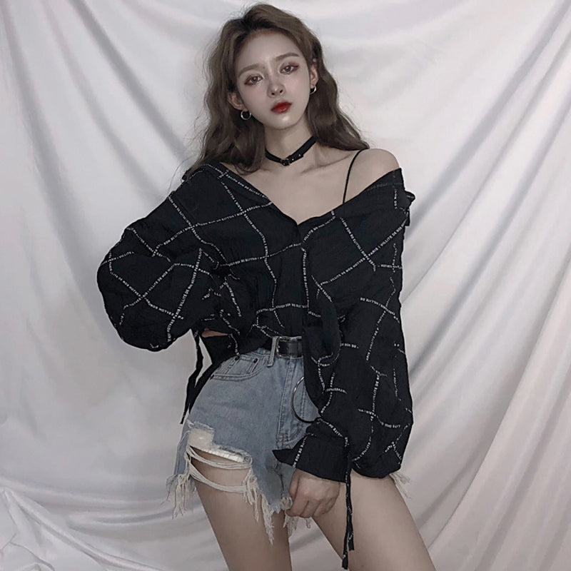 Harajuku long sleeve shirt KF30399