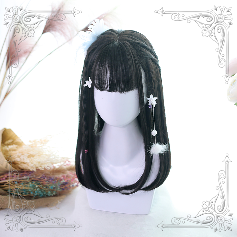 Medium Length Straight Wig KF81514