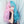 Blue powder Harajuku wig KF25001