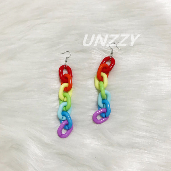 Rainbow Stud Earrings KF90554